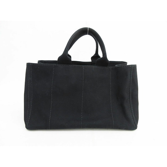 Prada Canapa Tote Black Bag - Picture 1 of 11